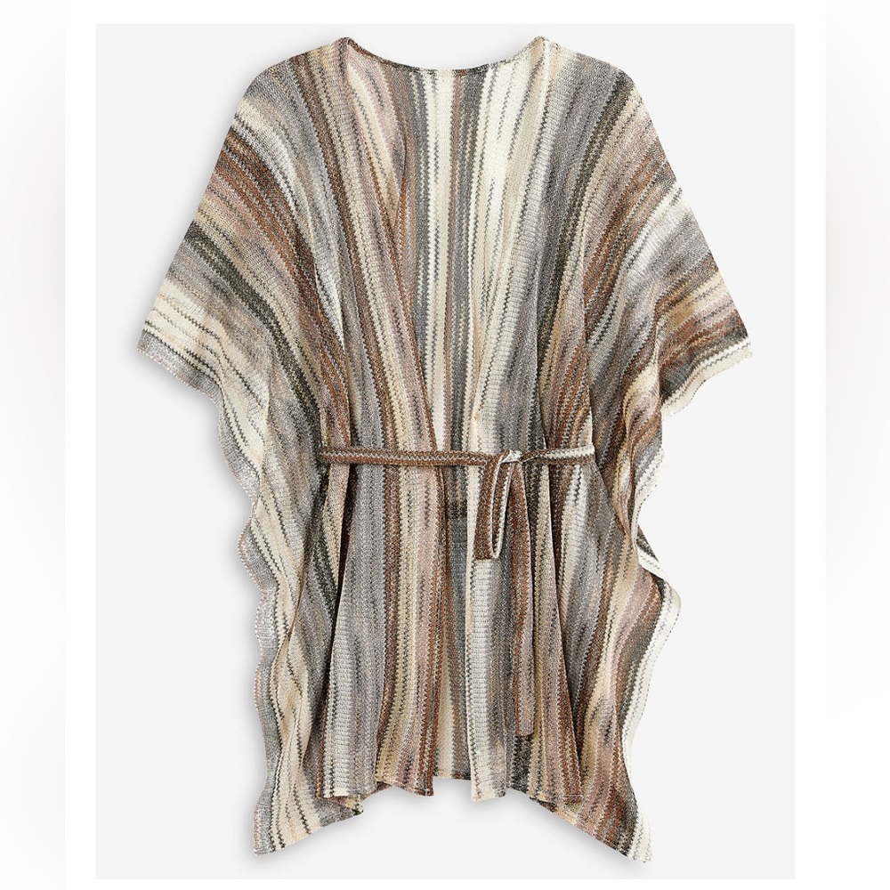 I.N.C. Striped Zig Zag Cover-Up,-NWT
